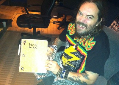 Max Cavalera and his Lyric Notebook Soulfly- Enslaved